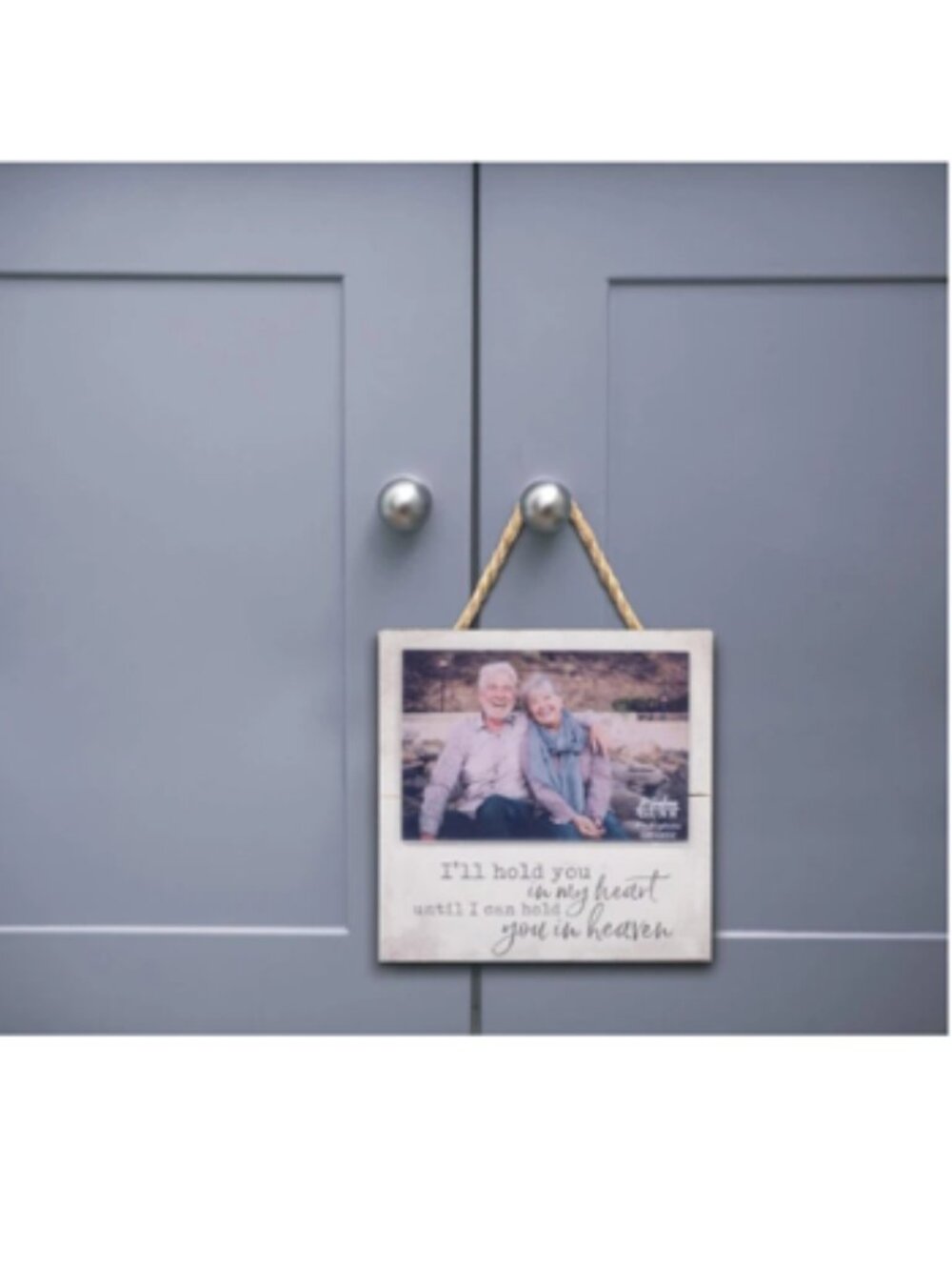 Hanging Photo Frame - "I'll hold you in my heart until I can hold you in Heaven" - Picture 2 of 4